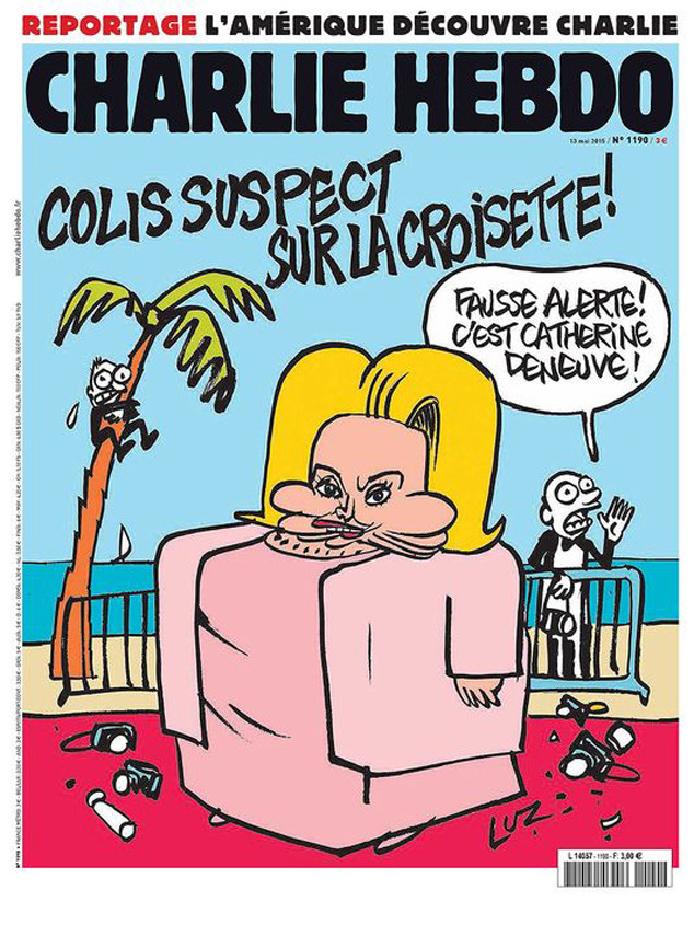 Catherine Deneuve Shrugs Off Charlie Hebdo Cover Spoof E Online